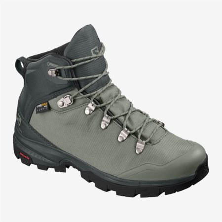 Salomon OUTback 500 GTX W Womens Hiking Boots Olive UK EZOR